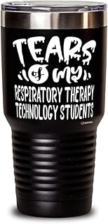 ODTGifts Funny Respiratory Therapy Technology Professor Teacher Tumbler Tears Of My Respiratory Therapy Technology Students 30oz Stainless Steel Black