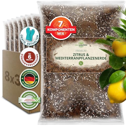 ORAGARDEN Zitruserde und Mediterranpflanzenerde für...
