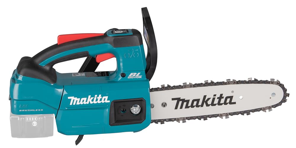 Makita DUC 254 Z 18 V Brushless Akku Kettensäge 25 cm Solo - ohne Akku und Ladegerät, Blau, Silber