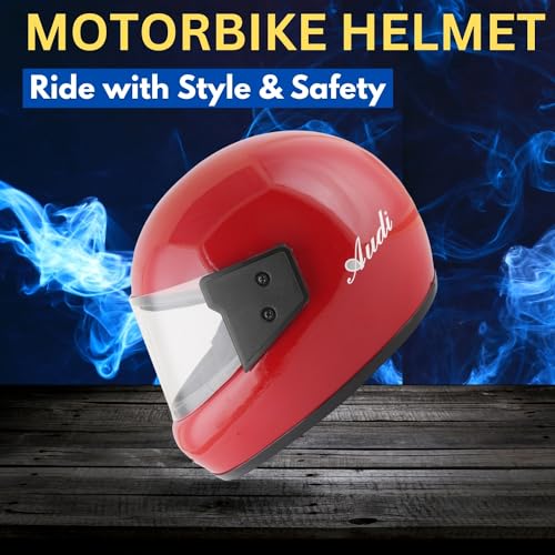 Image of Sage Square Audi Full Face Clear Visor Helmet | ISI Certified | High Standard Safety | Extra Comfort & Stylish