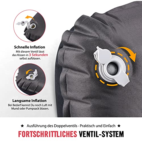 HIKENTURE Cuscino gonfiabile, da campeggio, da