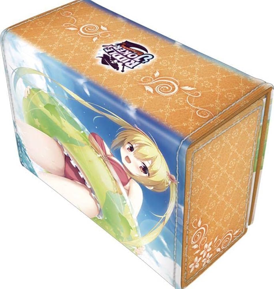 ゆずソフト RIDDLE JOKER 在原七海 合皮製デッキケース ブロッコリー キャラクターデッキケースW RIDDLE JOKER「在原 七海」：【公式