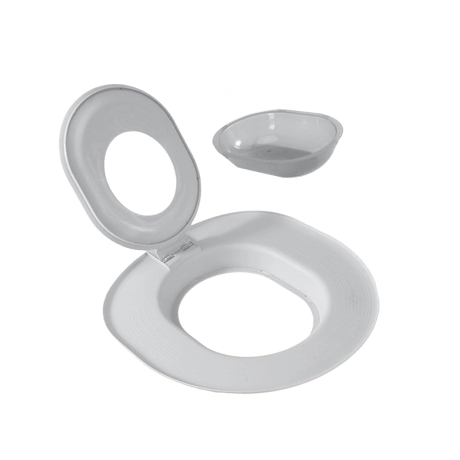 NEWFT Reusables Cats Toilet Training Steps-by-Steps Litter Systems with Nonslip Base & Tool Potty Trainer for Cats