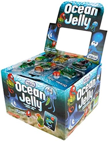 Vidal Ocean Jelly Sweets Full Case 66 Single Pieces Ideal for Party Bags
