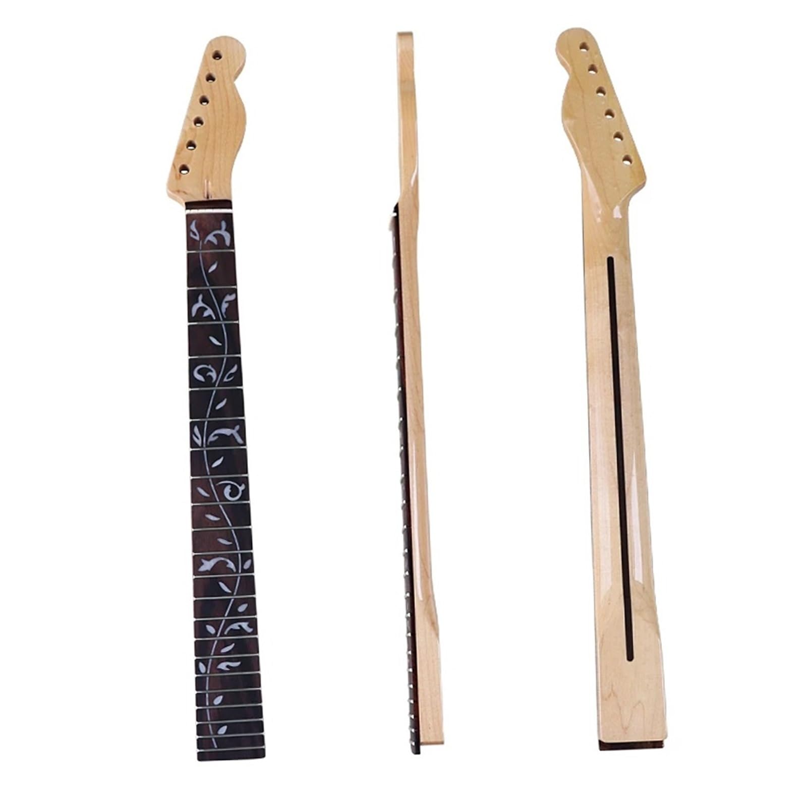 Gryf gitary DIY Gitara Elektryczna 6 Strunowa Z 22 Progami I Podstrunnicą Z Palisandru Rzeźbiona Modyfikowana Szyjka DIY
