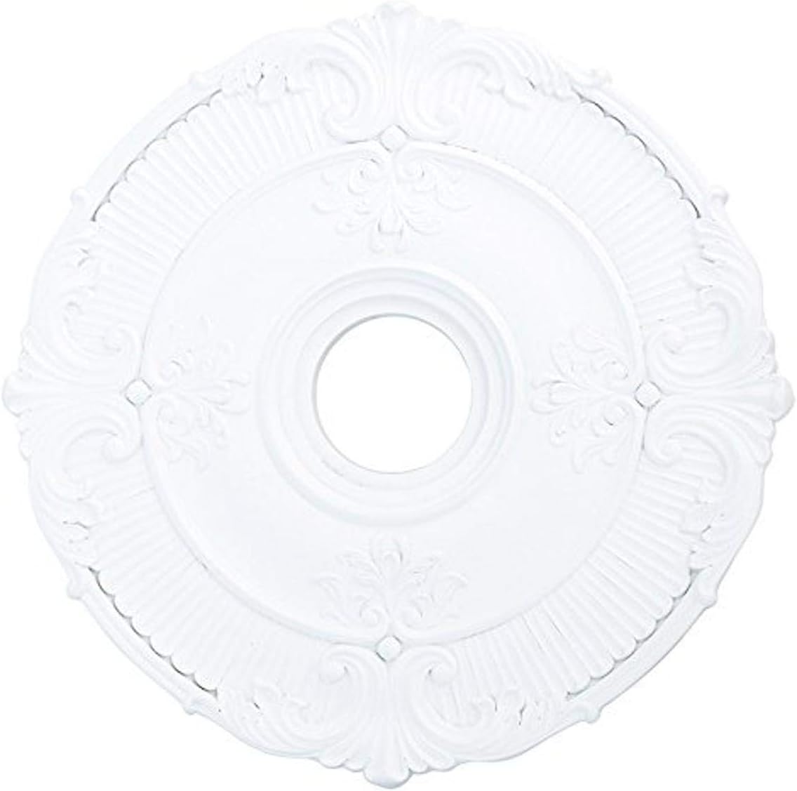 Livex Lighting82031-03 Buckingham Ceiling Medallion, White