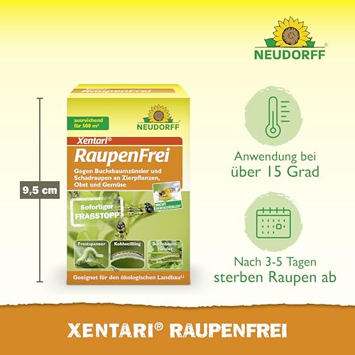 Buchsbaumzünsler-Spritzmittel Neudorff Xentari RaupenFrei gegen Schadraupen