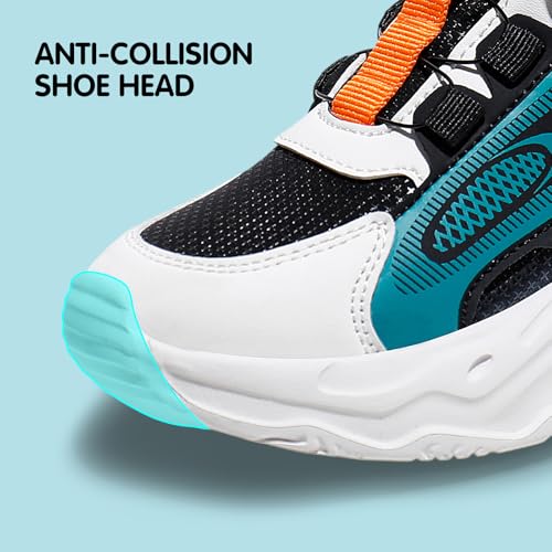 BABAYA Girls Boys Shoes Kids Running Tennis Rotate Buckle Fashion Sneakers Lightweight Breathable Athletic Outdoor Shoes3