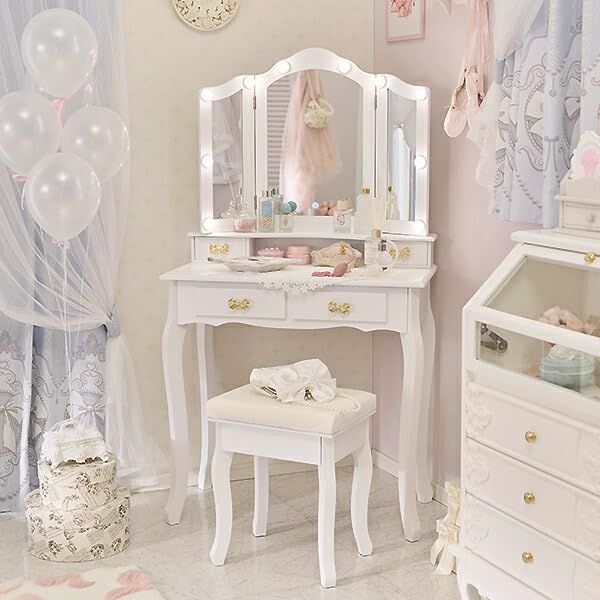 ロマンティックプリンセス リボン Amazon｜ロマンティックプリンセス リボン取っ手の三面鏡スリム