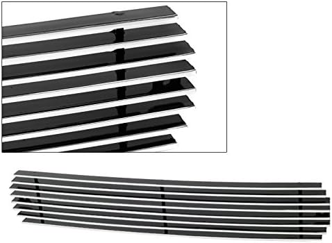 Bumper Center Billet Grille Grill Insert Compatible with 1999-2004 Ford F-250 F-350 F-450 F-550 Super Duty