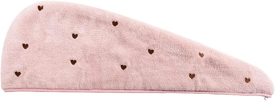 Hair Drying Hat Women's Thicken Super Absorbent Quick-Drying Wipe Towel Pack Headscarf(E)