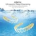 Ultrasonic Retainer Cleaner Machine, Denture Cleaner for Mouth Guard, Night Guard, Aligner, Dentures, Braces, Jewelry, 45kHz 250ML UV Ultrasonic Denture cleaner Ultra Sonic Cleaning for Retainers