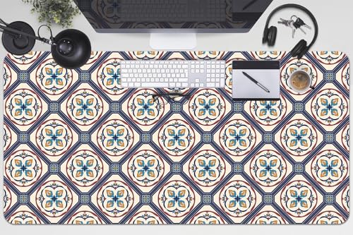 Tapis de bureau 100x50 cm imperméable pour éviter les taches et nettoyer facilement