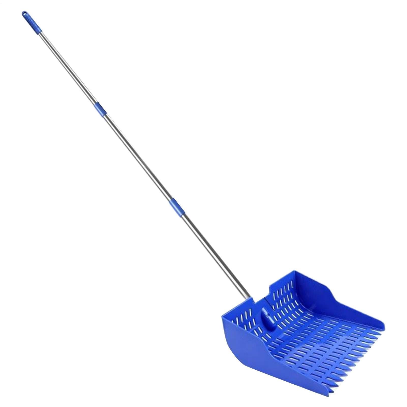 Ramasse-crotte Antirouille Facile à Ergonomique Détachable | Pelle Tamisante pour Déchets d'Animaux Domestiques pour le Jardin Ferme le Patio Pelouse, la Maison Outil Nettoyant