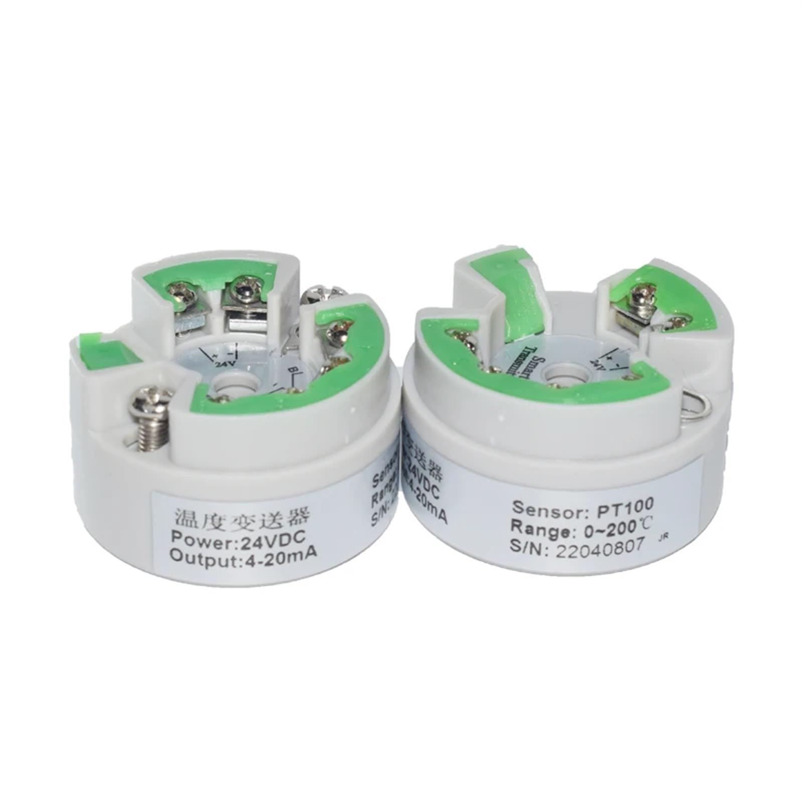 Trasmettitore di Temperatura Sensore PT100 4-20 mA 0-5 V 10 V Rilevamento della Temperatura in Uscita Sensore di Temperatura Anti-interferenza Monopezzo (Color : 0-200C 4-20mA)
