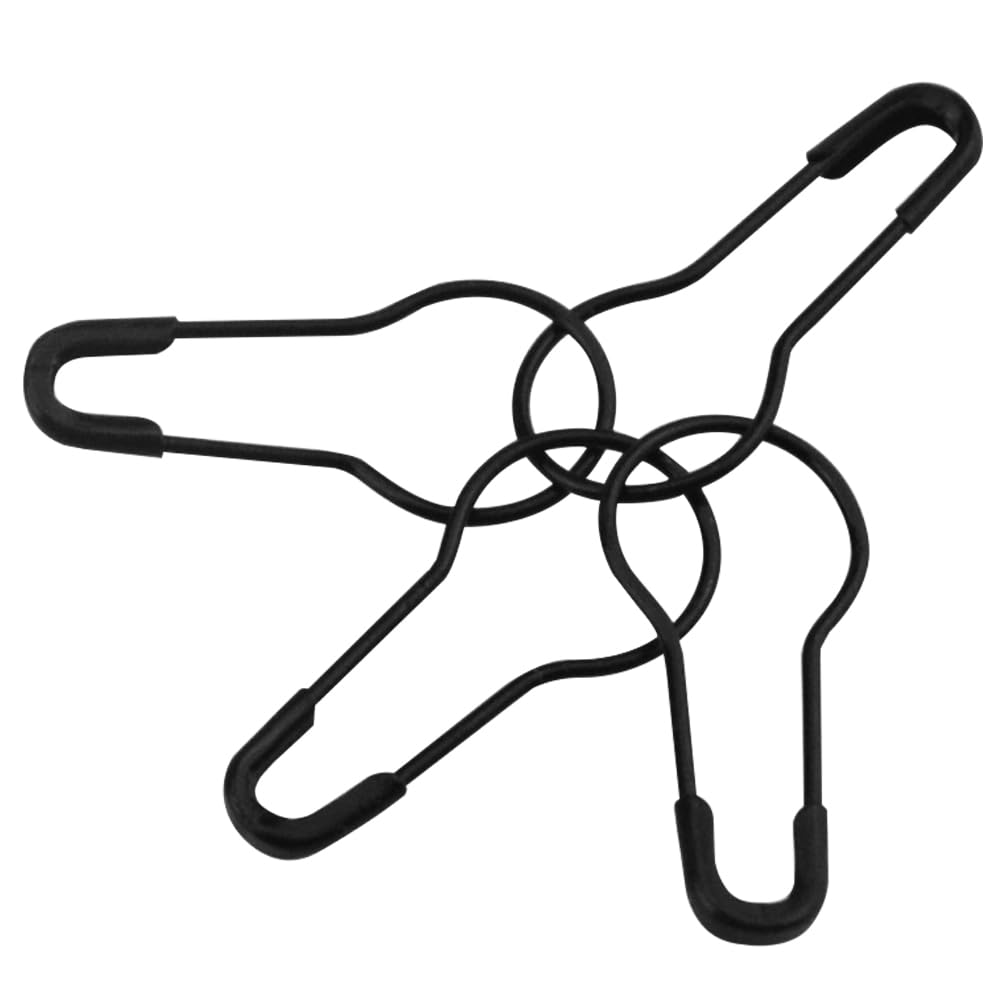 WMYCONGCONG 1000 spille da balia in rame da 2 cm, spille da balia nere, per artigianato, casa, abbigliamento, artigianato, fai da te, pennarelli per lavori a maglia