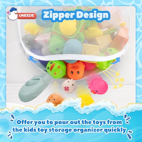 UNEEDE-Wall-Mounted-Versatile-Bath-Toy-Storage-Holder21-Gallons-Bathtub-Toy-Storage-OrganizerMesh-Shower-Caddy-for-Bathtub-Toy-Organizer-and-StorageQuick-Dry-Bath-Toy-OrganizerBath-Toy-Holder UNEEDE Wall Mounted Versatile Bath Toy Storage Holder21 Gallons Bathtub Toy Storage OrganizerMesh Shower Caddy for Bathtub Toy Organizer and StorageQuick Dry Bath Toy OrganizerBath Toy Holder