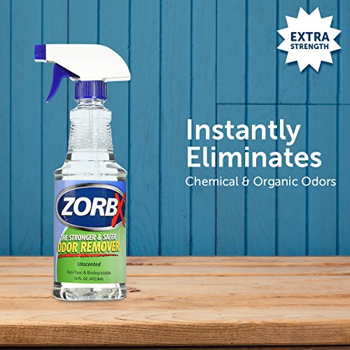 ZORBX Unscented Multipurpose Odor Remover –Safe for All, Even Children, No Harsh Chemicals, Perfumes or Fragrances, Stronger and Safer Odor Remover Works Instantly (16oz)