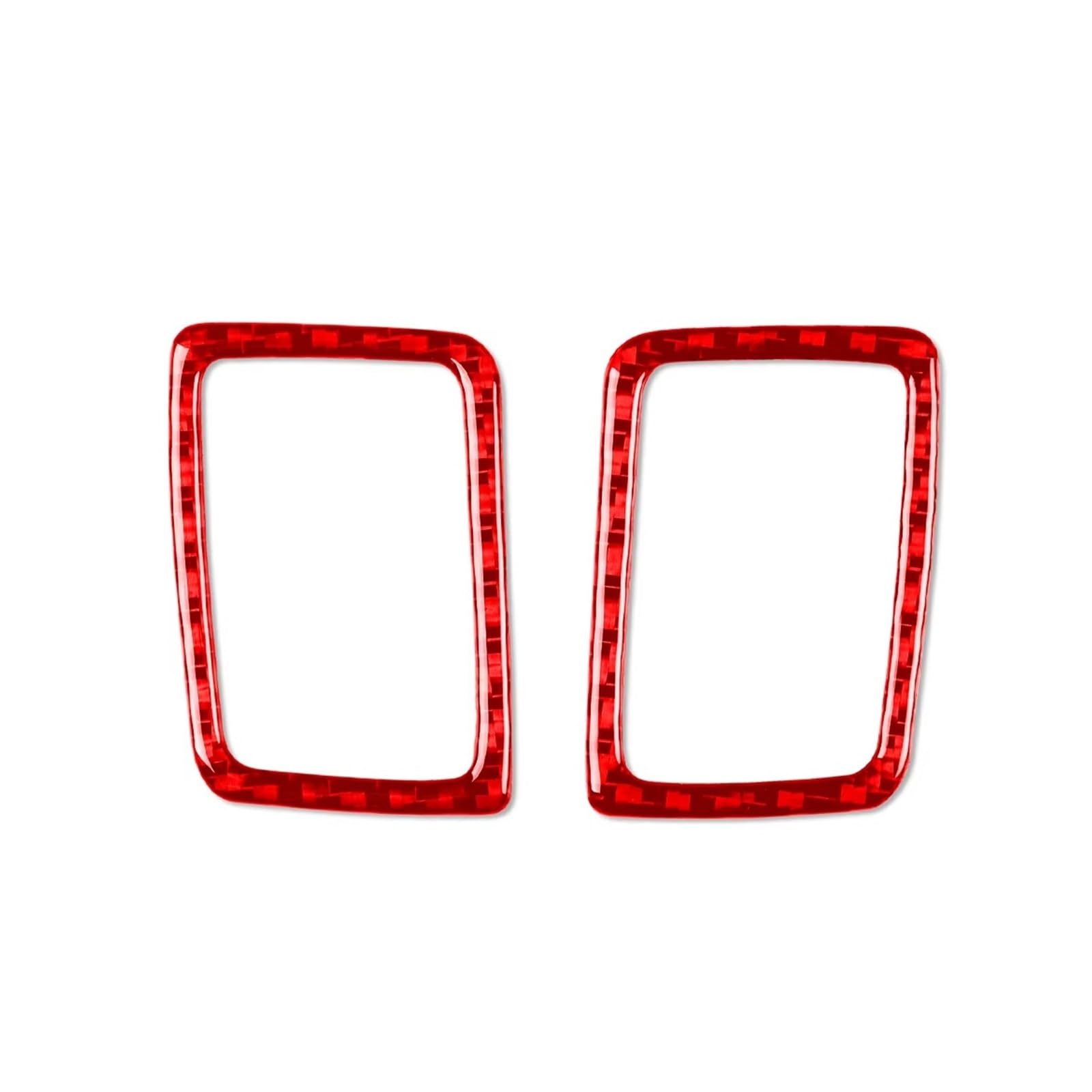 for Toyota for Corolla 2007-2013 Dashboard Air Vent Outlet Frame Sticker Car Interior Mouldings(Red)
