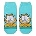 Bioworld Garfield & Odie Character Art Women's 5-Pair Ankle Socks