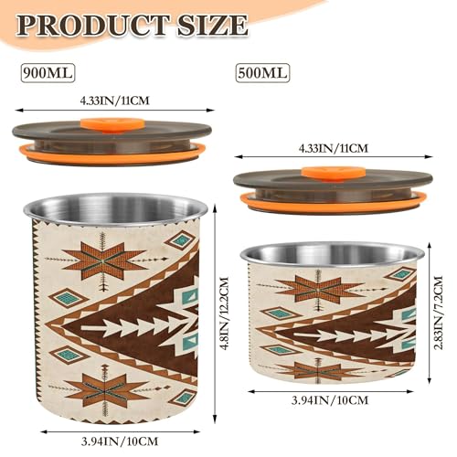 Envase hermético de acero para café 30 oz miniatura 3