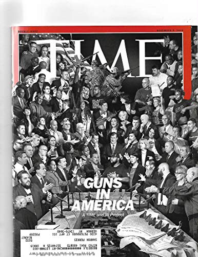 Time magazine November 5 2018 {Guns In America} { Postal label on front}