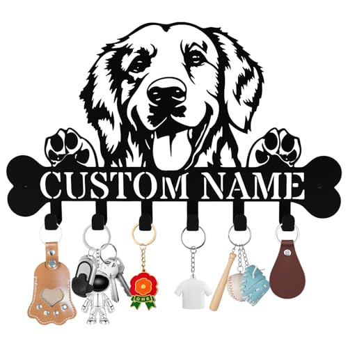 Lvjkes Schlüsselhalter, Schlüsselkasten Aus Metall, Schwarz Multifunktionaler Schlüsselhalter zur Wandmontage,