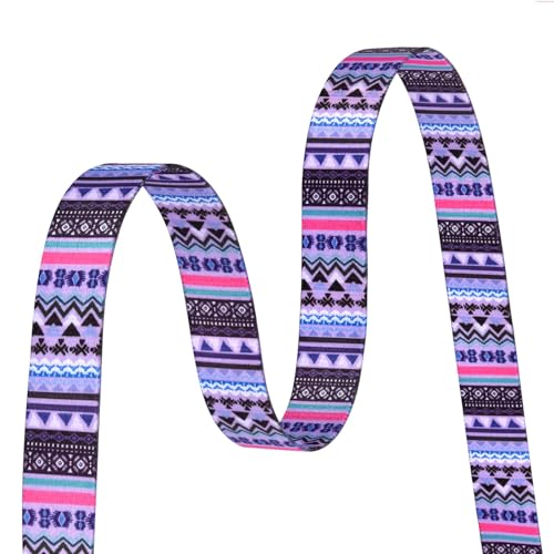 Mihqy Dog Collar with Bohemia Floral Tribal Geometric Patterns - Image 4