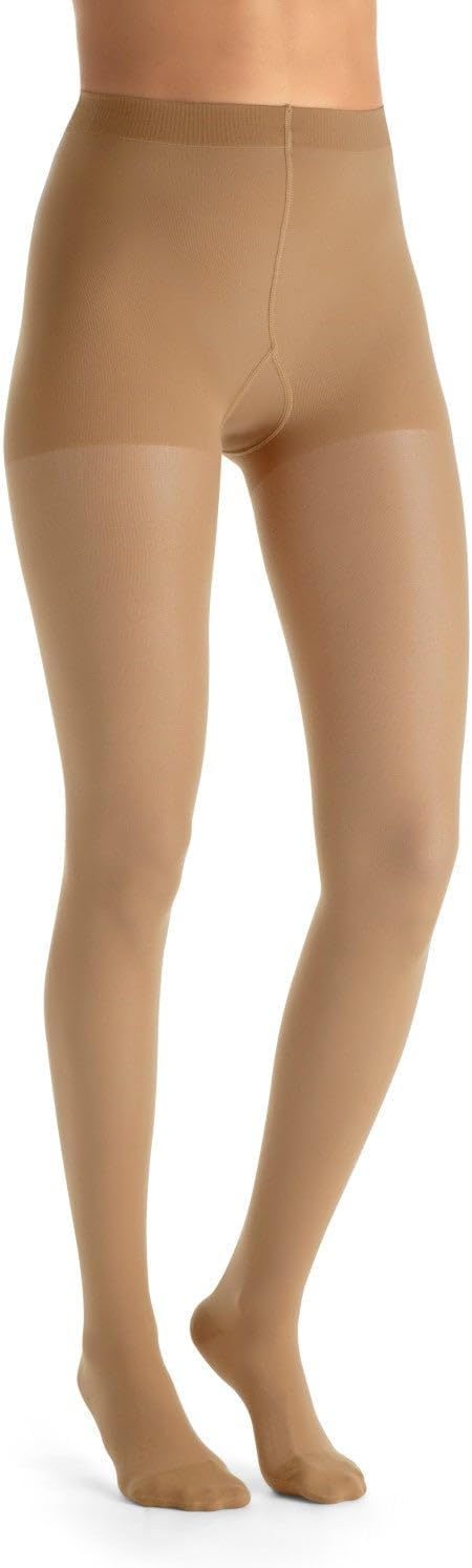 JOBST Women's Ultrasheer 30-40 mmHg Extra Firm Support Pantyhose Size: Medium, Color: Honey