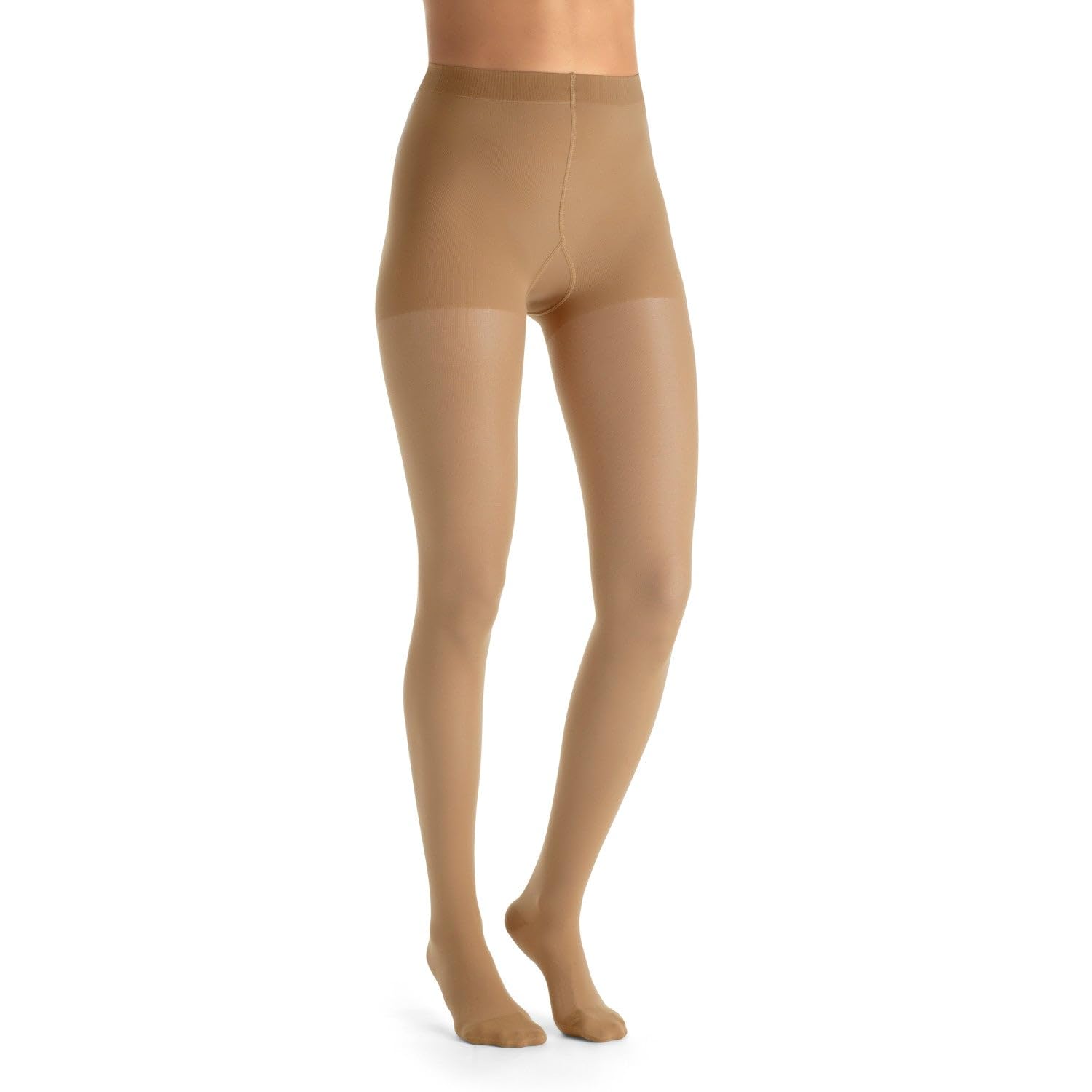 BSN Medical/Jobst 119138 Ultra Sheer Compression Stocking, Waist High, 20-30 mmHg, Closed Toe, Large, Sun Bronze