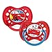 DODIE Lot de 2 Sucettes Anatomiques - + 18 Mois - Sans BPA, Résistante - Cars