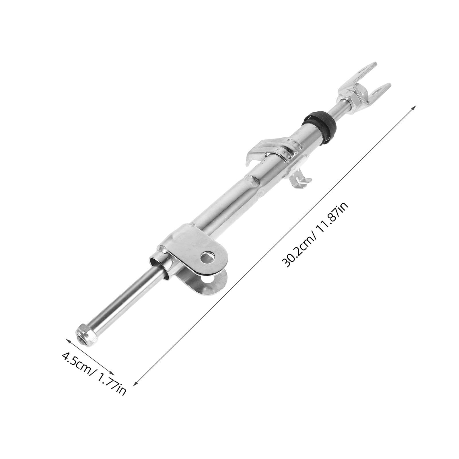 LABRIMP Varilla de Soporte Regulable para Respaldo de Silla de Ruedas de Metal Plata, con Ajuste de Elevación y Construcción Estable, Adecuado para Sillas de Movilidad