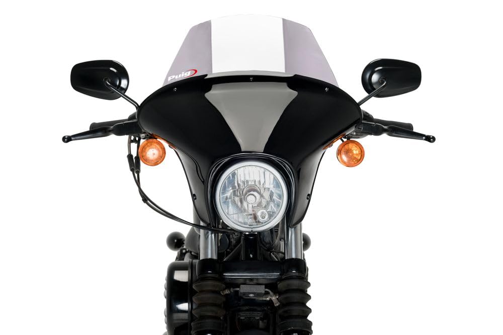 Puig Light Smoke 21054H - Batwing Touring Screen For Harley Davidson Sportster 883 Iron Xl883n 2009-2022