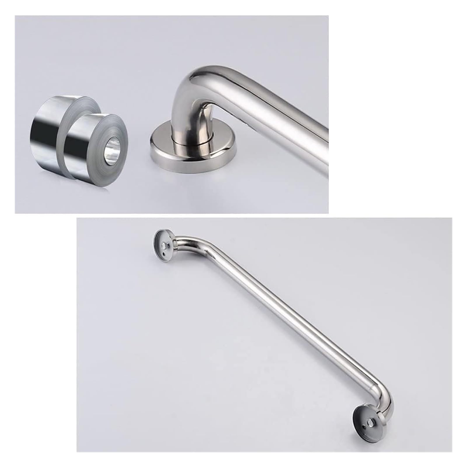 Maniglioni Antiscivolo per Bagno, Corrimano di Sicurezza per Disabili, Barra di Supporto Dritta A Parete, Maniglia Robusta per Doccia, Portasciugamani Ausiliario per WC Han/40
