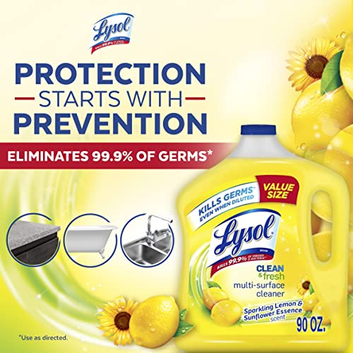 Lysol Clean Fresh Cleaner Oz