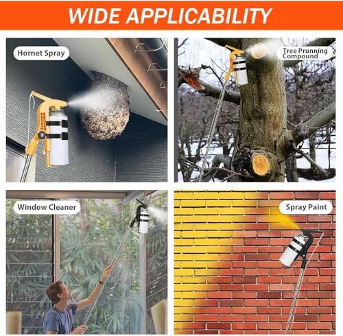 Adaptador de aerosol para eliminar avispas y pintar techos altos sin usar escaleras 7