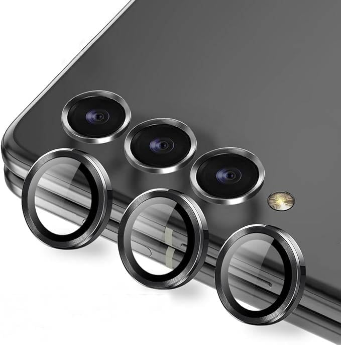 MAYABALLE® Camera Lens Protector Compatible for Samsung Galaxy Z Fold 5 [Anti-Scratch] Premium Tempered Glass Film Aluminium Alloy Lens Ring Cover - Sierra Blue (B0CR681H63) Amazon Price History, Amazon Price Tracker