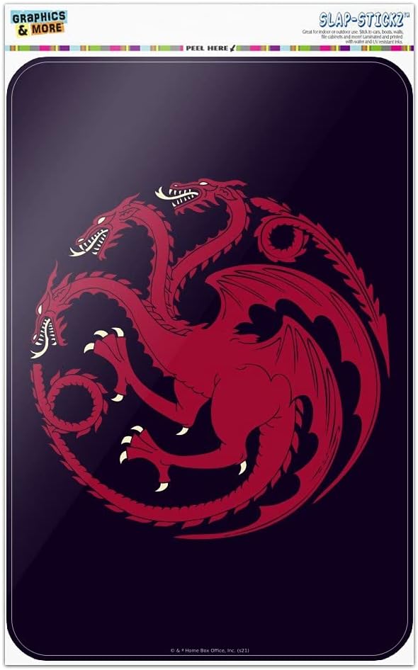 Game of Thrones Targaryen Sigil Home Business Office Sign