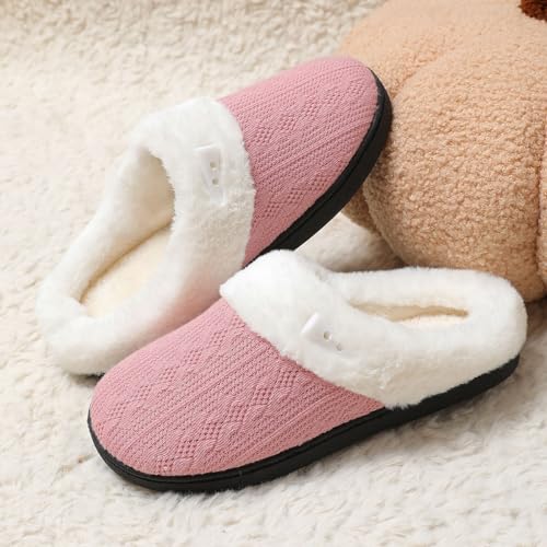 Image of DRUNKEN Slippers For Women Winter Sandals Casual Flats Home Footwear Man Girls Sliders Flip Flops Chappals Ladies Clogs Sleeper Slides Stylish Ortho Soft