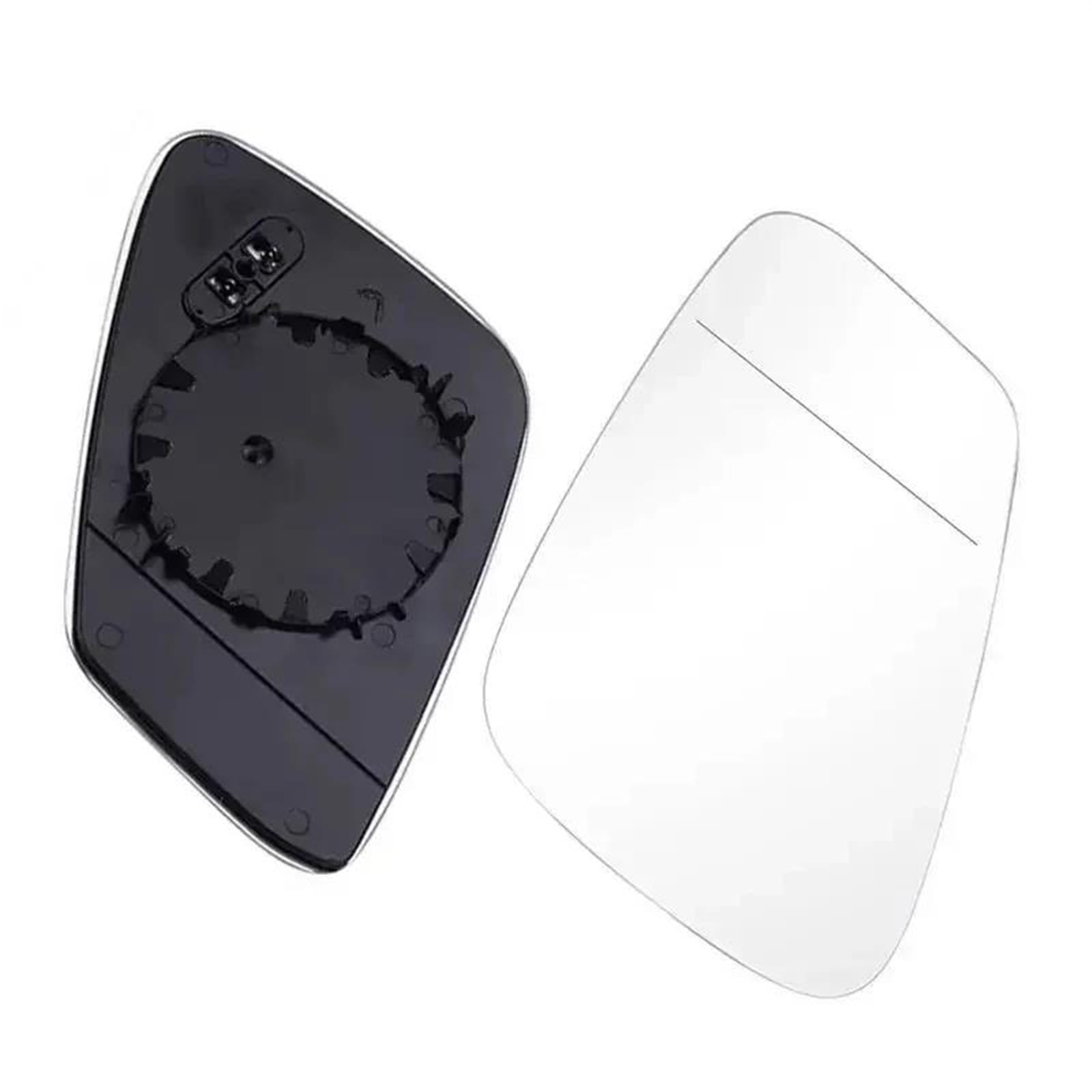 Remplacement Glace pour Golf 7 MK7 2013 2014 2015 2016 2017 2018 2019 2020 2021, Rétroviseur Latéral Chauffant Gauche Droit Verre Rétroviseur Chauffant(Left)
