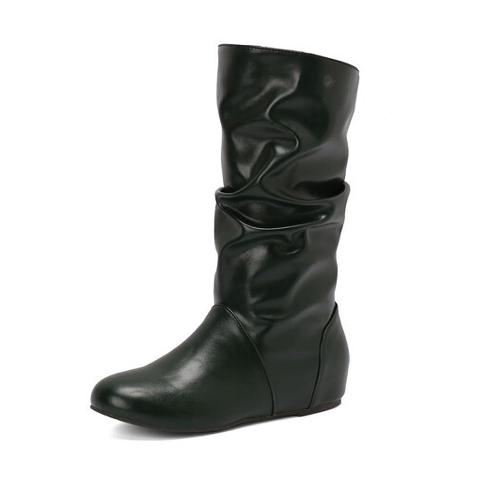 Bottes souples mi-mollet noires pour éviter les pieds fatigués en fin de journée