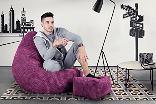 Lounge Pug, Gaming Sitzsack Sessel, Pom-Pom Pink – Bild 3