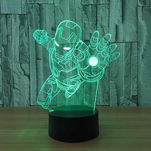 Lampada Illusione Luce Notturna a Led a 7 Colori