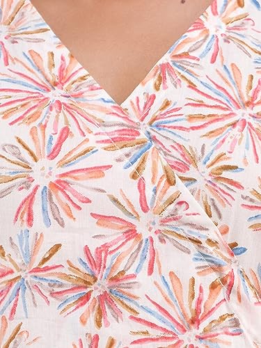 Image of feranoid Women Cotton Angrakha Kurti