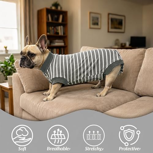 Image of Dog Surgery Recovery Suit Spay Recovery Onesie for Female Male Dogs