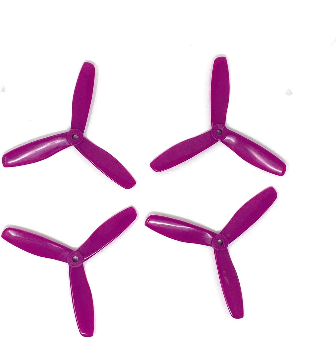 5045 Props 3-Blade Propeller CW CCW for Mini Quadcopter FPV QAV250 QAV210 (Pack of 2 Pairs,Purple)