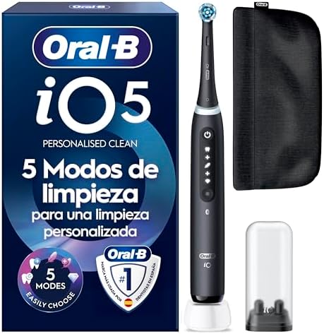 Oral-B iO 5N Cepillo de Dientes Eléctrico con 1 Cabezal, Negro | ...