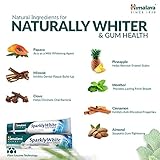 Himalaya Herbals Sparkly White Herbal Vegetarian Toothpaste for whitening Teeth with Advanced Plague Removal,Anti-inflammatory 12-Hour Germ Protection-75ml (Pack of 6) - Image 4
