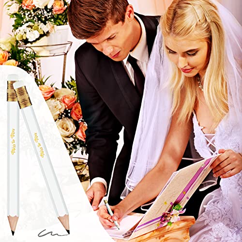 72 lápices de grafito para juegos de boda miniatura 5