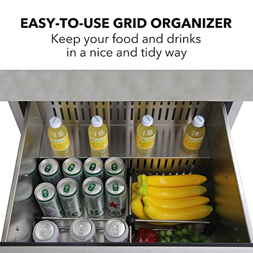 Hck 24 Inch Weather Proof Design Indoor And Outdoor Undercounter Fridge, Built-In Beverage Refrigerator For Home And Commercial Use thumb #3